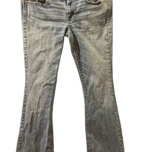 American Eagle Outfitters Gray Flare Jeans